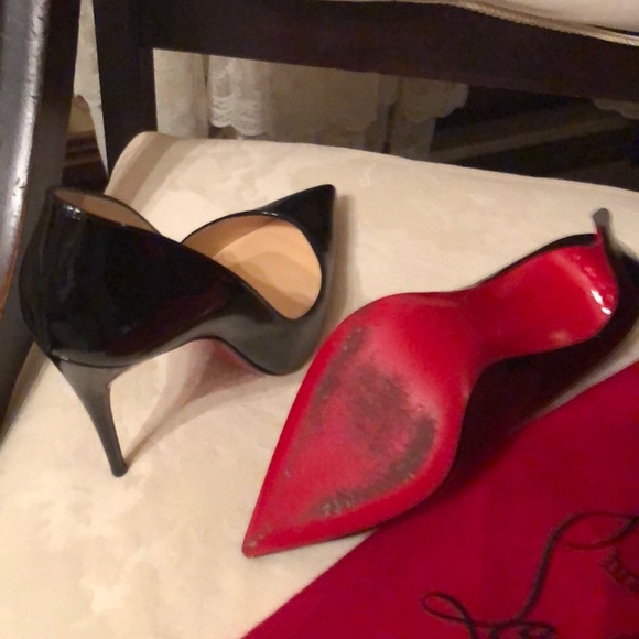 Christian Louboutin black patent heals - Picture 3 of 7